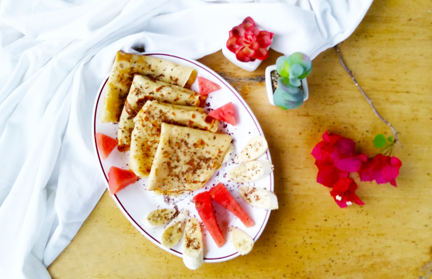 Crepe + Banana 1